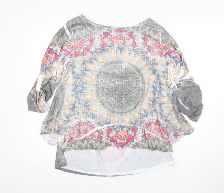 Apricot Women's Multicoloured S/M Blouse Geometric Design