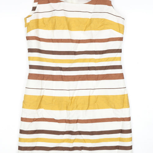 Next Women's Multicoloured Sheath Dress, Size 10