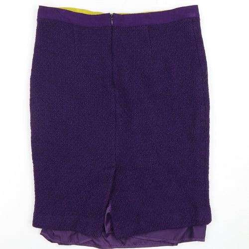 Boden Women's Purple Pencil Skirt Size 12
