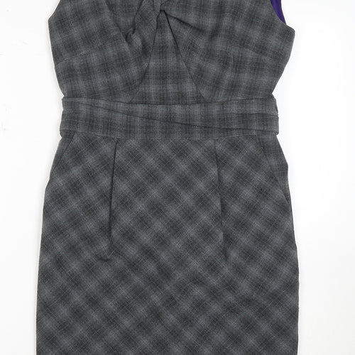 Poem by Oliver Bonas Grey Sheath Dress, Size 10