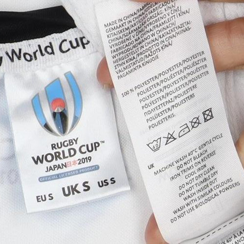Men's Rugby World Cup T-Shirt, S, White/Red