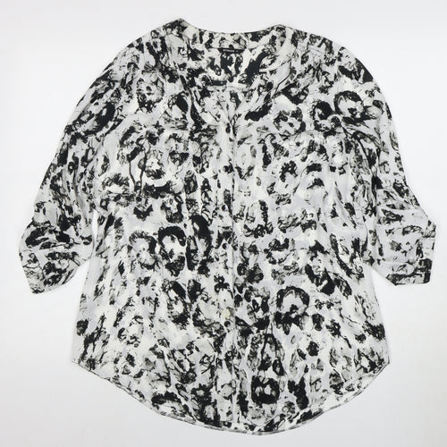 Roman Women's Multicoloured Animal Print Blouse Size 14