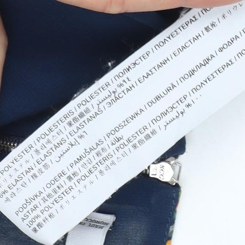 Mango Women's Multicoloured Floral Shift Dress Size 10