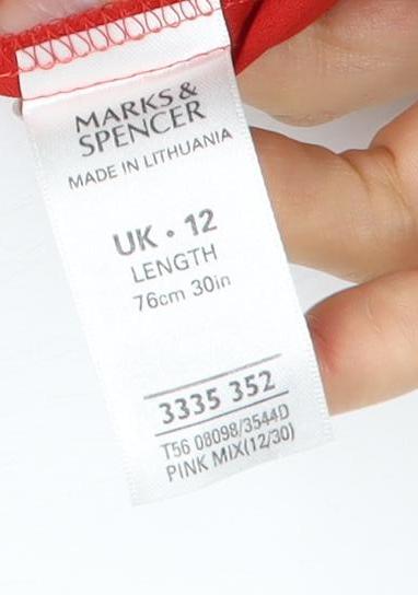 Marks and Spencer Women's Multicoloured Slip Dress Sz 12