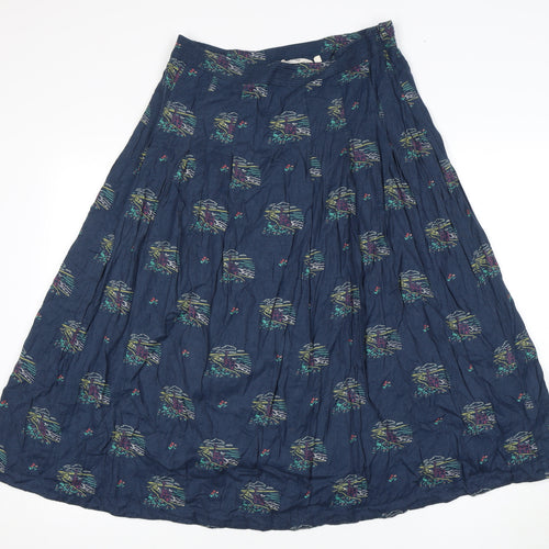 Seasalt Women's Blue Skirt - Size 10