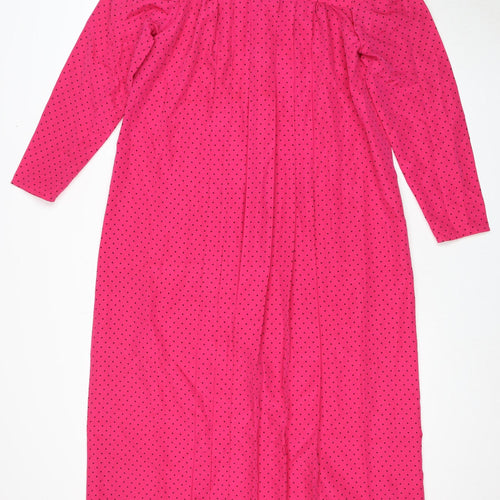 La Mama Pink Polka Dot Maternity Dress Size 10