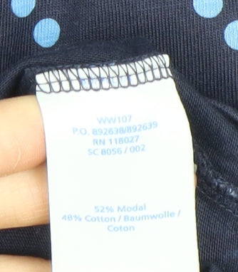 Boden Women's Blue Polka Dot Wrap Dress, Size 8