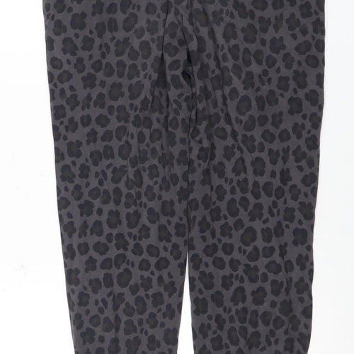 Hush Women's Jogger Trousers, Black, Size 6, Animal Print