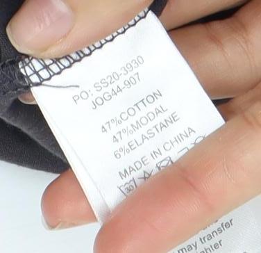 Hush Women's Jogger Trousers, Black, Size 6, Animal Print