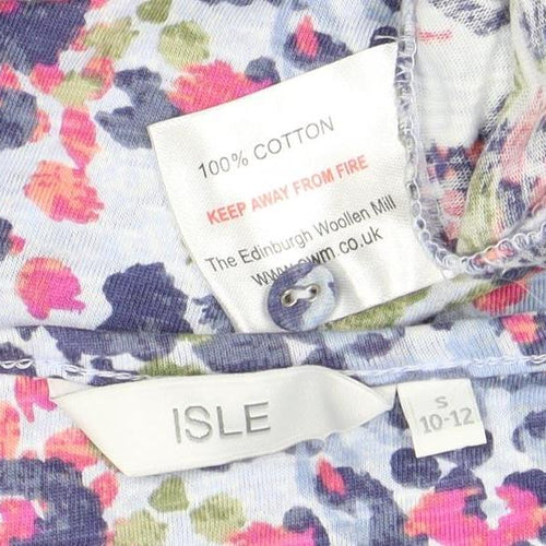 Isle Women's Multicoloured Floral T-Shirt Size 10