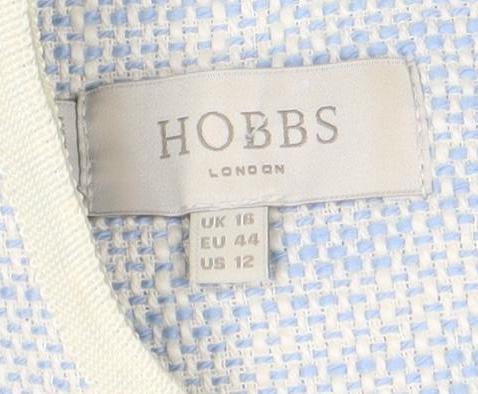 Hobbs Women's Blue Sheath Dress Size 18
