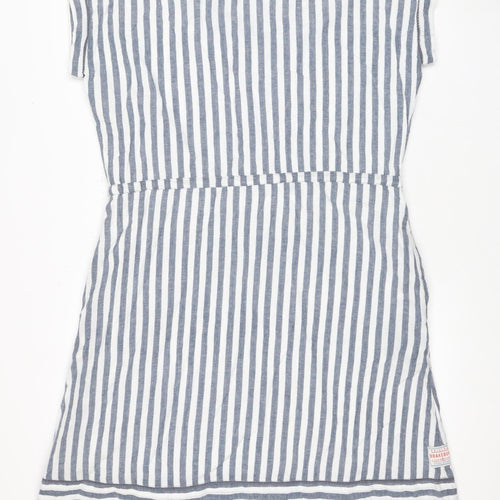 Brakeburn Women's Blue Striped Dress Size 14