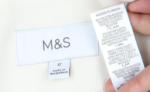 Marks and Spencer Women's Silver Sequin Cropped Jacket