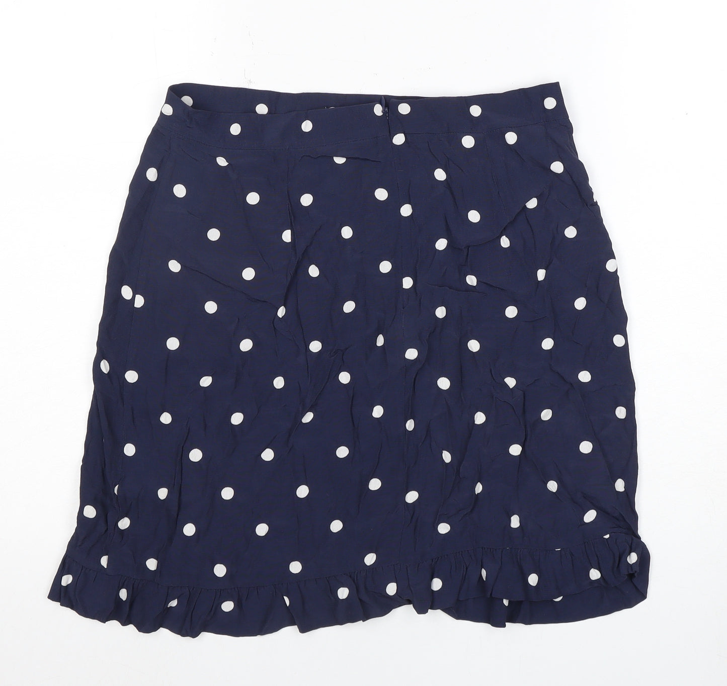 Nobody's Child Women's Blue Polka Dot Skirt Size 12