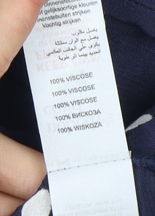 Nobody's Child Women's Blue Polka Dot Skirt Size 12