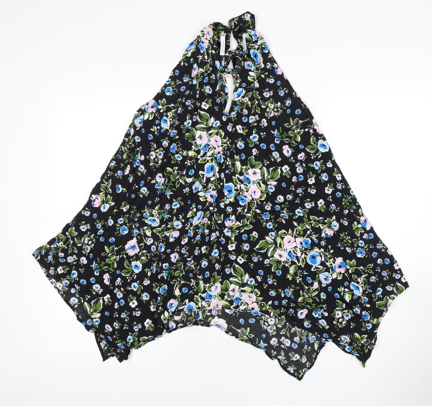 Zara Women's Black Floral Camisole Blouse, Size 10
