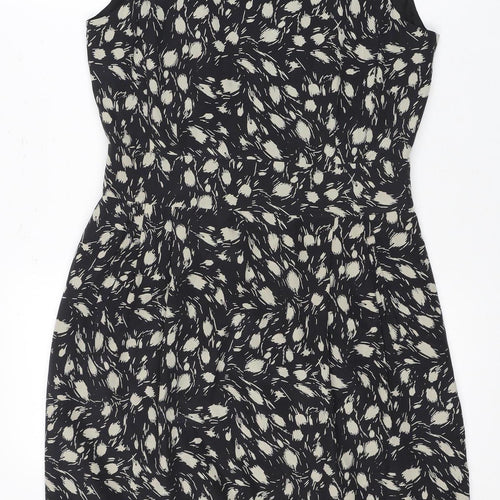 Kew Women's Black Silk Sheath Dress Size 10