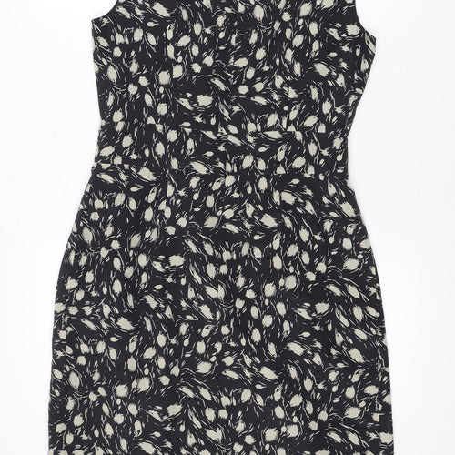 Kew Women's Black Silk Sheath Dress Size 10