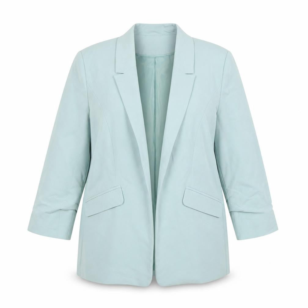 Front view of Dorothy Perkins Green Women's Blazer, size 14