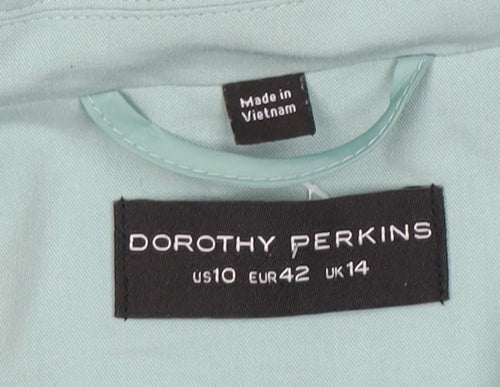 Dorothy Perkins Green Women's Blazer Size 14