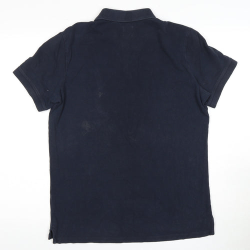 Jack Wills Men's Blue Polo T-Shirt M