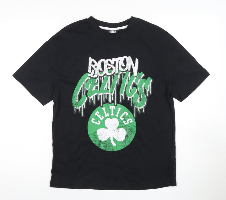 NBA Boys Black Basketball T-Shirt, Size 11Y, Boston Celtics