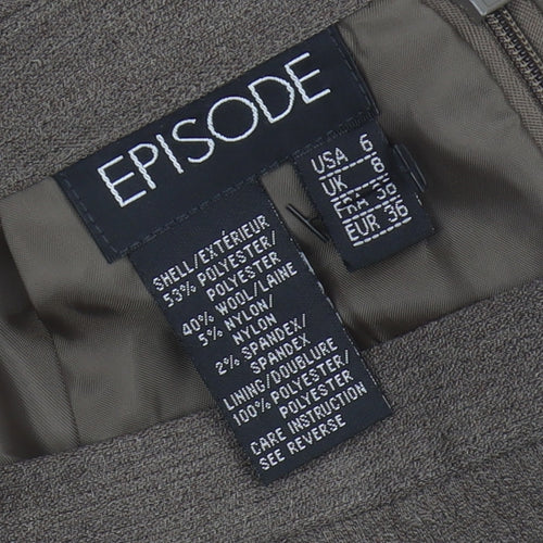 Episode Women's Brown Pencil Skirt, Size 8, Workwear