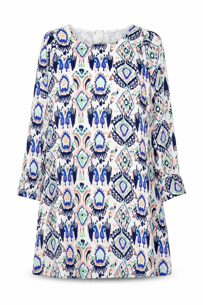 Front view of Sisters Point Multicoloured XL Geometric Dress