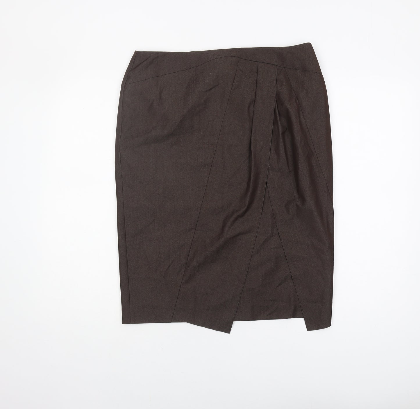 Next Women's Brown Pencil Skirt Size 14