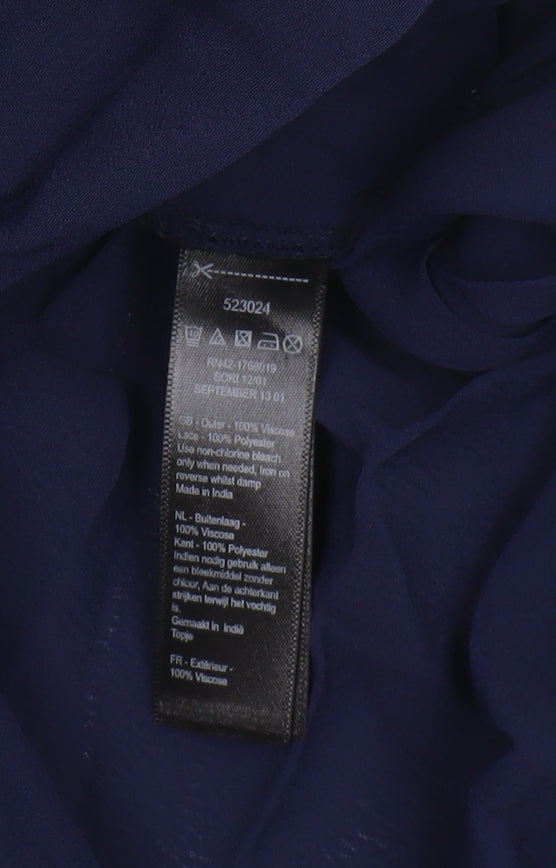 Monsoon Women's Blue Tunic Blouse - Size 12