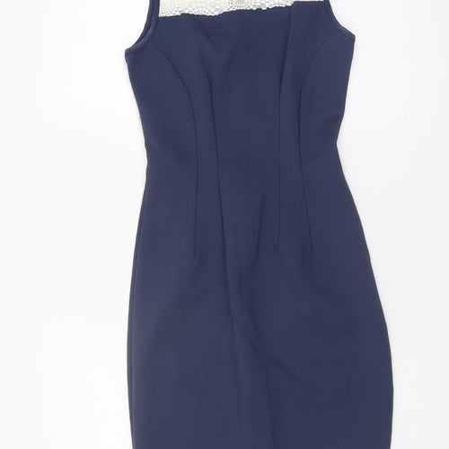 Closet Women's Blue Sheath Dress Size 10