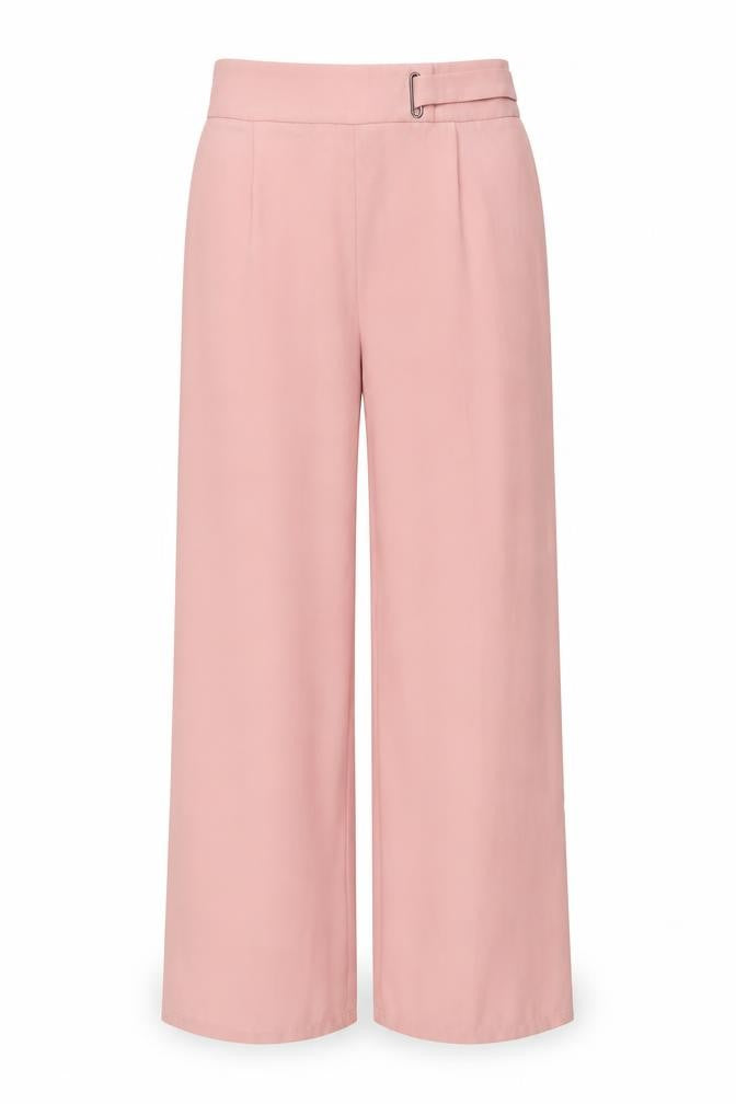 Dorothy Perkins Women Pink Wide-Leg Trousers Size 8