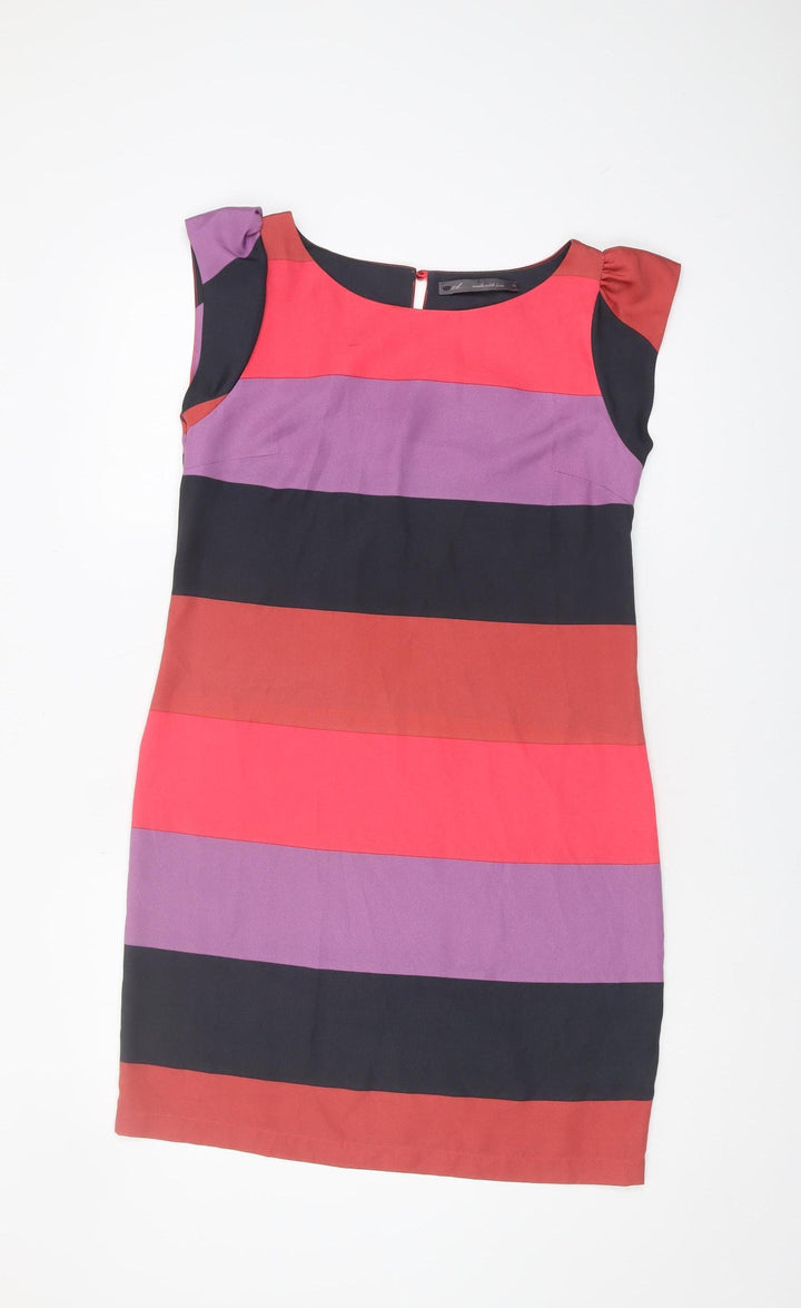 Next Women's Multicoloured Shift Dress Size 10