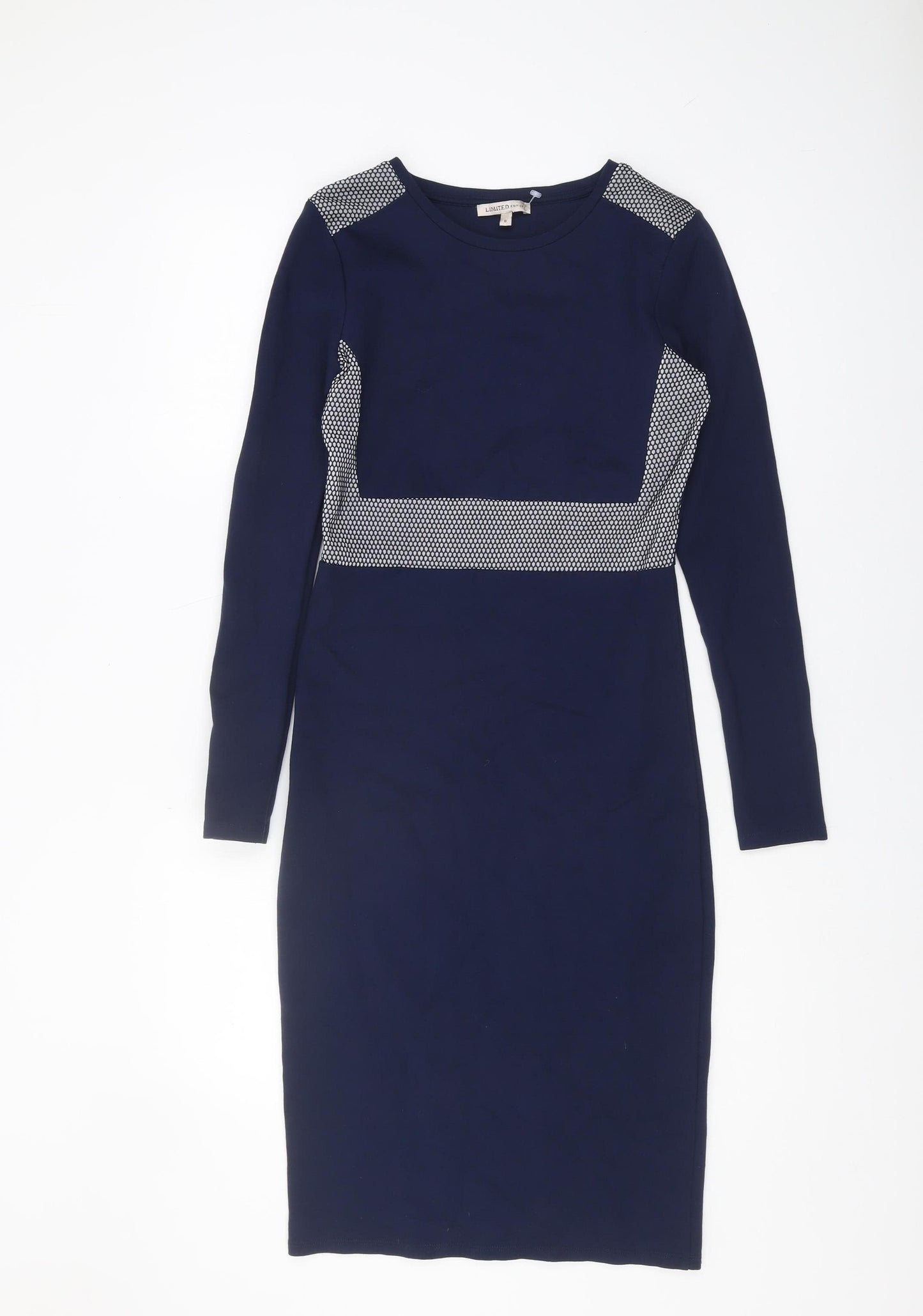 Marks and Spencer Women's Blue Sheath Dress Size 8