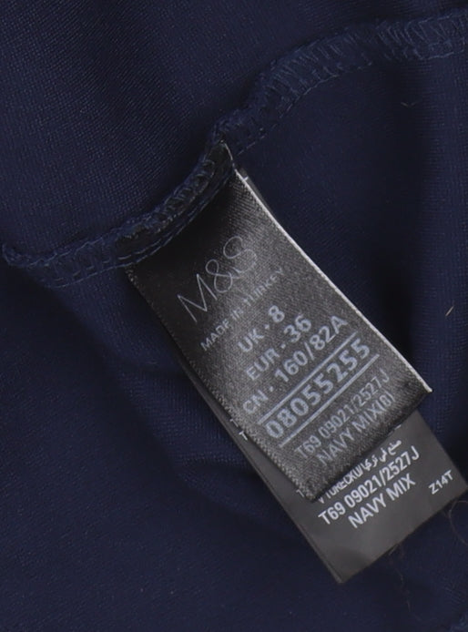 Marks and Spencer Women's Blue Sheath Dress Size 8