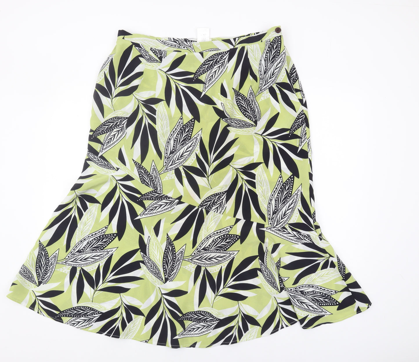 Eastex Women's Multicoloured Floral Flare Skirt, Size 18