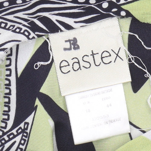 Eastex Women's Multicoloured Floral Flare Skirt, Size 18