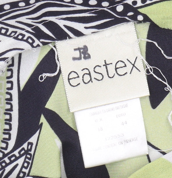 Eastex Women's Multicoloured Floral Flare Skirt, Size 18