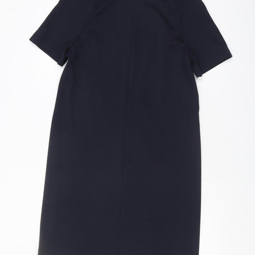 Next Women's Black Dress Size 10 With Zip Closure