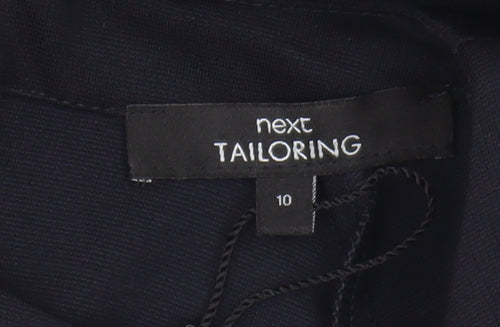 Next Women's Black Dress Size 10 With Zip Closure