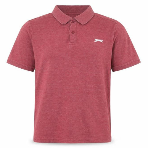 Slazenger Men's Red Polo Shirt M Casual Logo