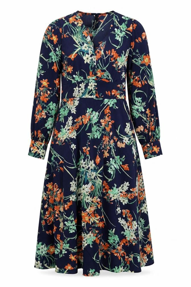 Elli White Women's Floral Midi Dress M New