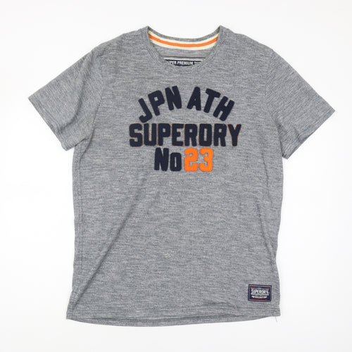 Superdry Men's Grey Graphic T-Shirt 2XL