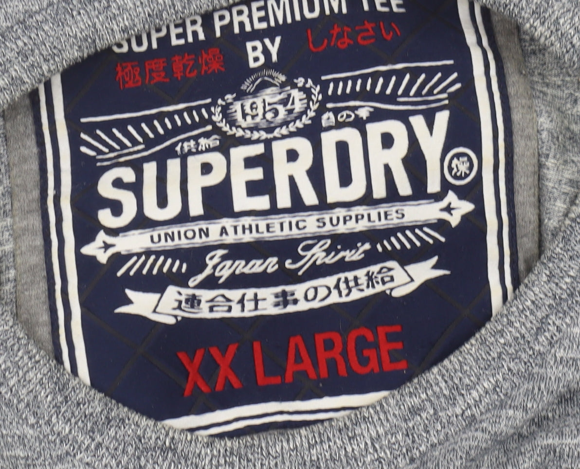 Superdry Men's Grey Graphic T-Shirt 2XL