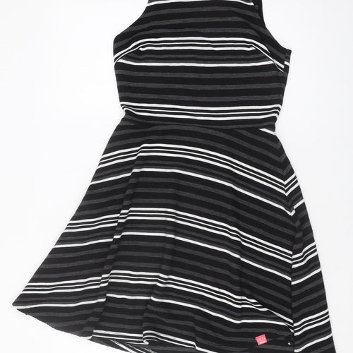 Superdry Women's Black Striped Tank Dress S