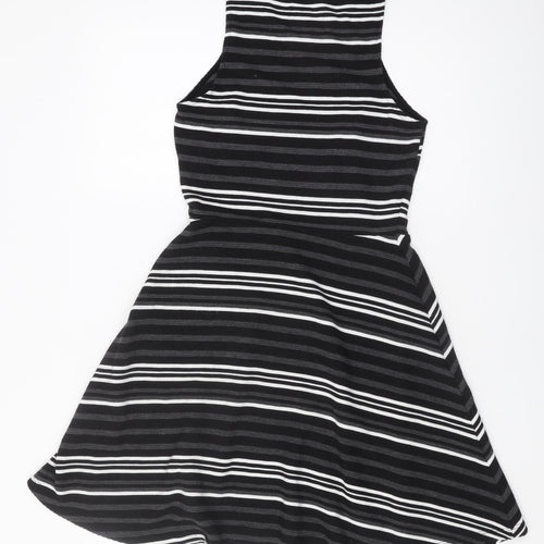 Superdry Women's Black Striped Tank Dress S
