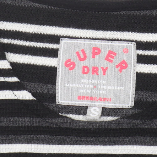 Superdry Women's Black Striped Tank Dress S