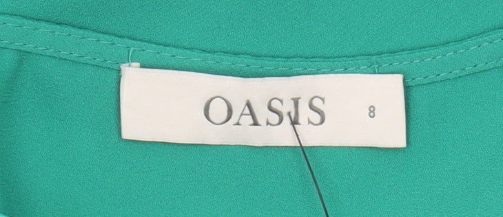 Oasis Women's Green Camisole Tank Size 8