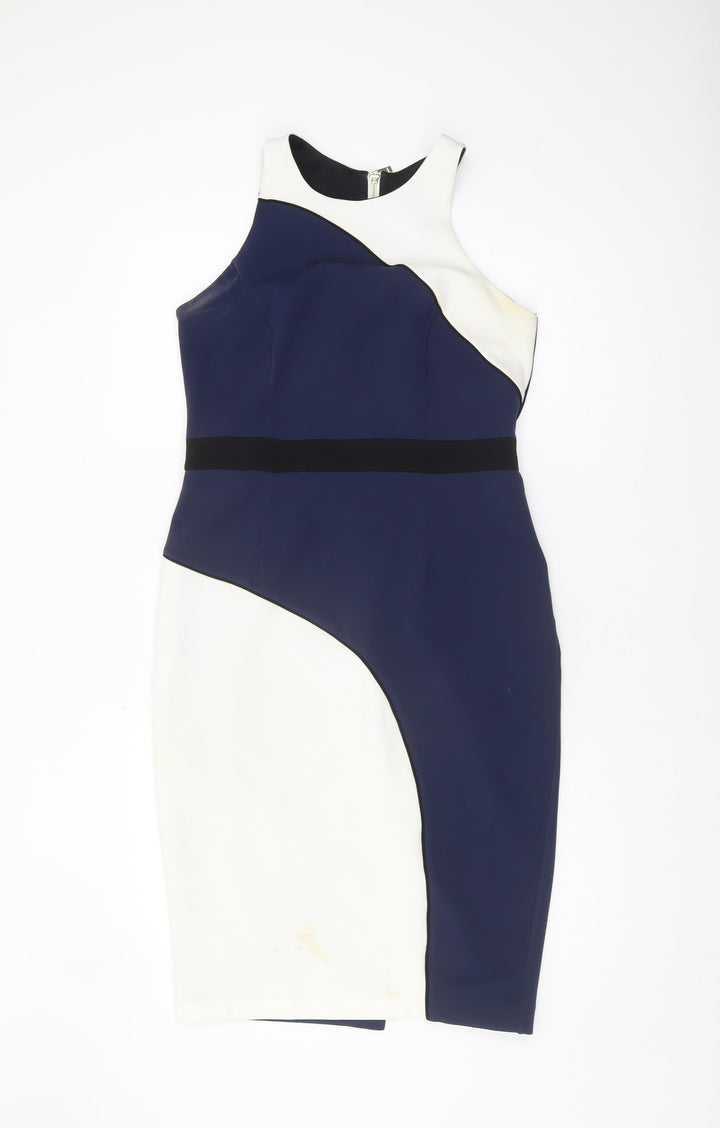 River Island Women’s Multicoloured Bodycon Dress Size 12