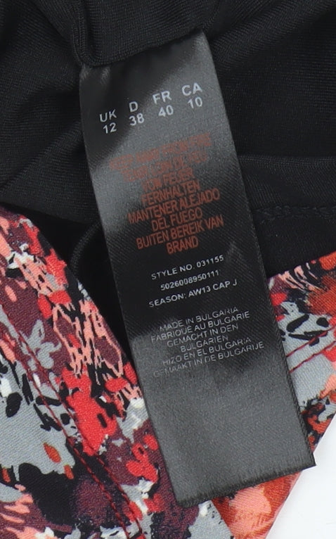 Minuet Petite Multicoloured Sheath Dress - Size 12